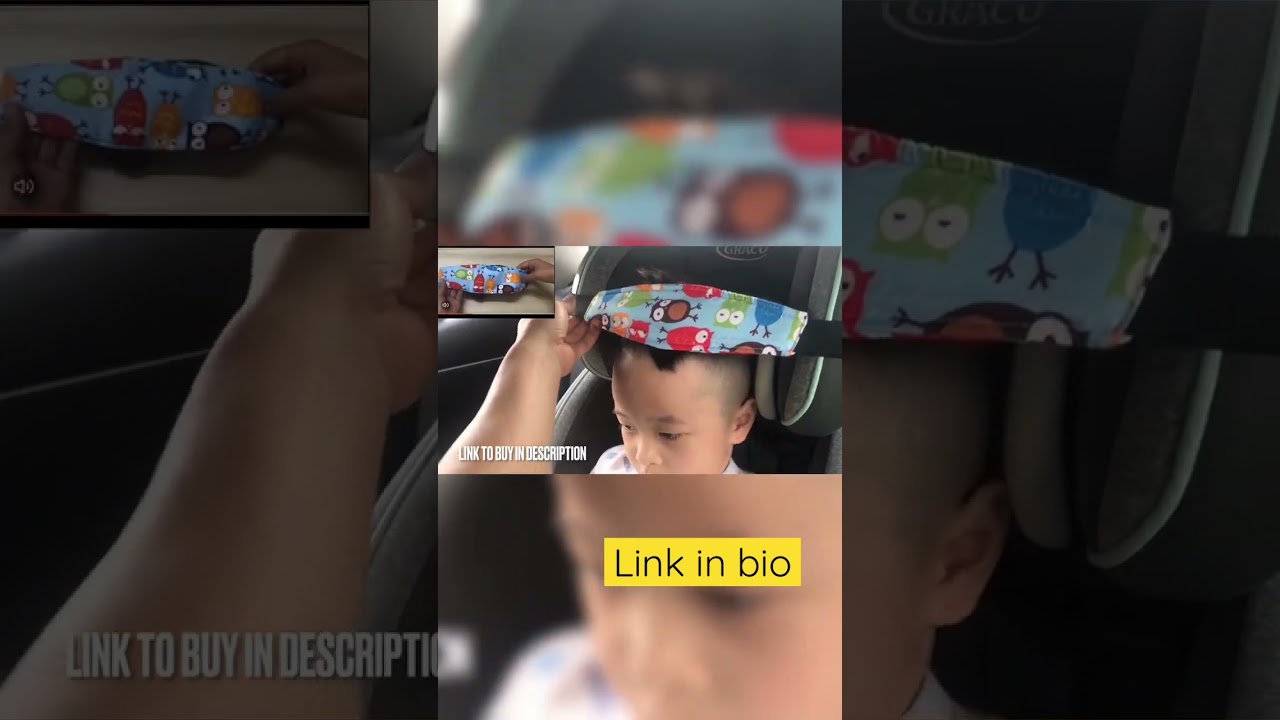 Car seat sleep support for kids