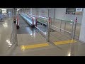 【水平型エスカレーター】関西空港国内線　動く歩道　TOSHIBA製