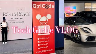 Attend a tech workshop with me | Girl-Code | YOUNG WOMEN IN TECH ! ❤️👩🏽‍💻