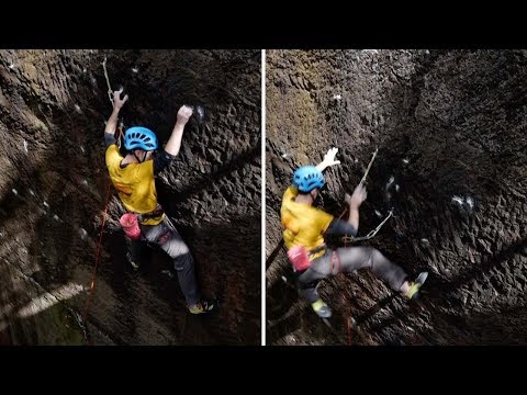 Climber's Dramatic Fall From Rock
