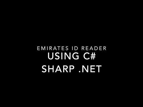Emirates ID Reader - C# Sharp  net