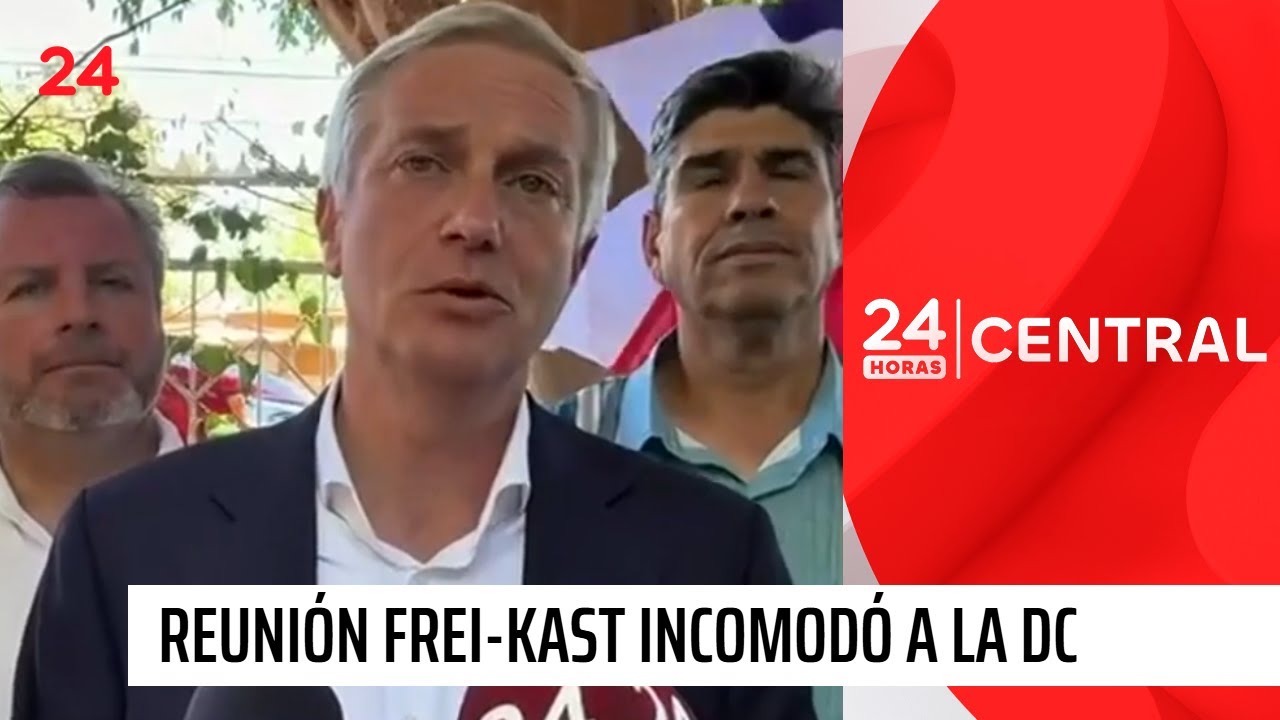 Expresidente Frei recibe a José Antonio Kast en su casa y desata furia en la DC | 24 Horas TVN Chile