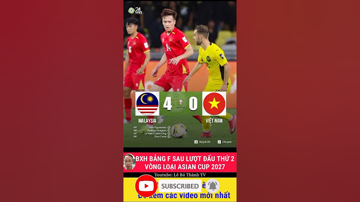 Việt Nam vs Malaysia. Bảng xếp hạng bảng F sau lượt trận thứ 2 vòng loại Asian cup 2027 #asiacup