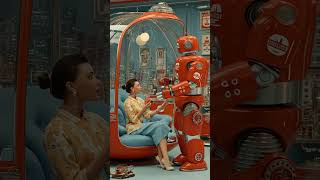 Swinging In The Atomic Age Pin Up & Dancing Robot