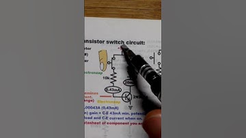 NPN BJT Switch Circuit Explained Bipolar Junction Transistor #transistor #schematics #circuitdesign