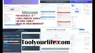 Toolyourlife.com -  Private & Free Tools That Replace Expensive Software screenshot 3