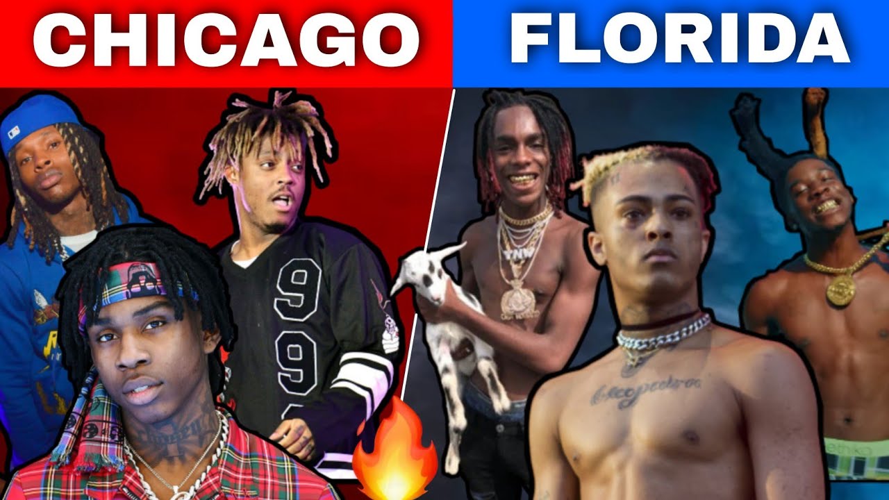 Chicago rappers vs Florida rappers - YouTube