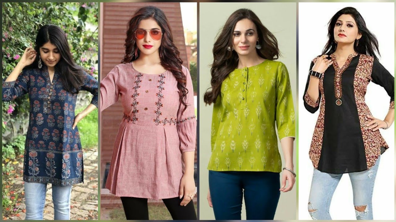 7 KURTI AND JEANS OUTFITS | Look Stylish In College/Office | Sana Grover -  YouTube