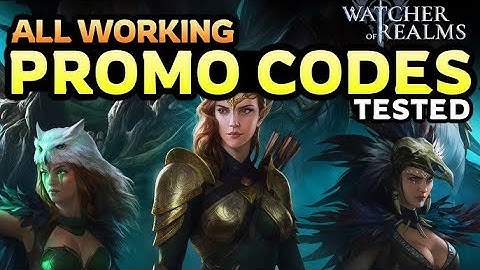 Watcher Of Realms Working New Active Promo Codes December 2025 || Watcher Of Realms Redeem Codes
