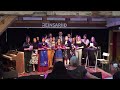 Graduates in Faroese Language and Culture sing the national anthem