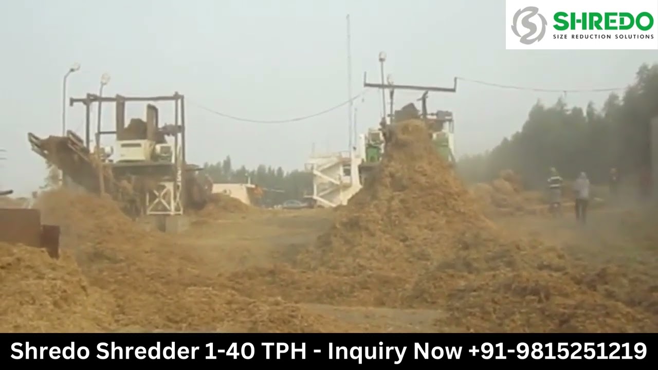 SHREDO™ Paddy Straw Shredding System | MSWShredder 