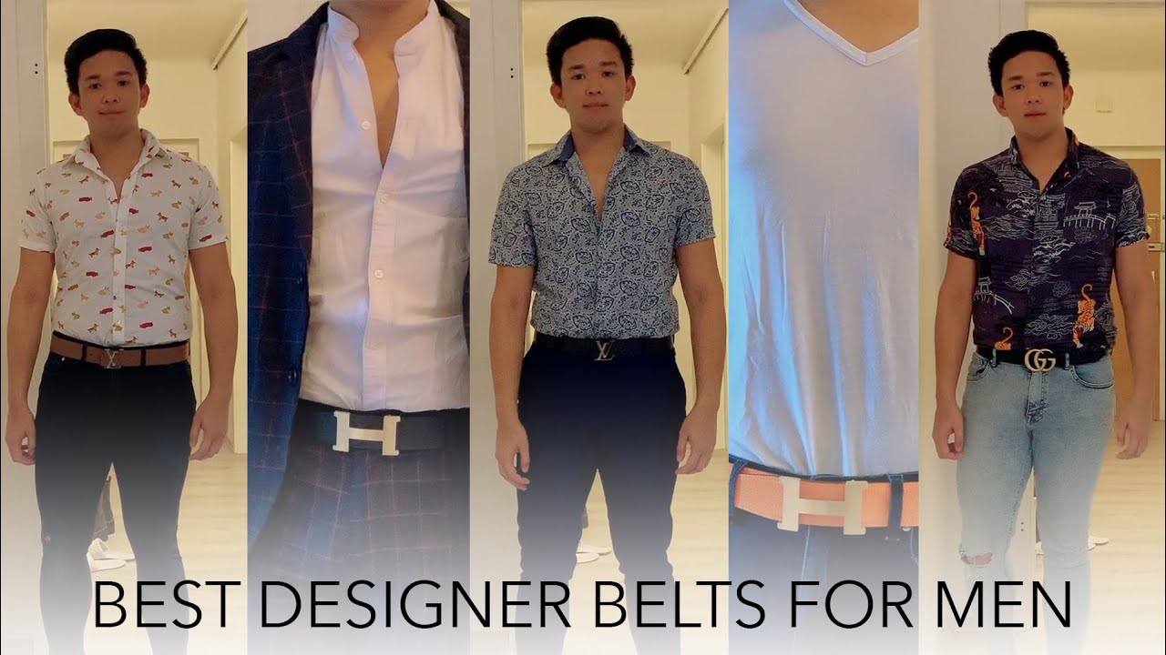 best designer belts for men