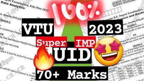 UI M4 Best Video PASS PACK 💯🤩 Sup Imp [+PDF] 🎯2023 Externals 🔥🔥🔥 7SEM CSE #vtu #2023 #UI #18CS734