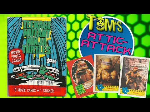 Teenage Mutant Ninja Turtles: The Movie (1990) Topps Cards Tom's Attic-Attack