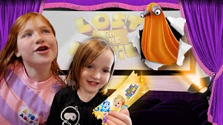 FAMiLY MOViE PARTY with ORANGE!!  Rainbow Ghosts inside our House? Adley & Niko setup for new movies screenshot 2