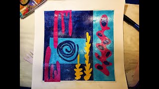 Collage like Henri Matisse