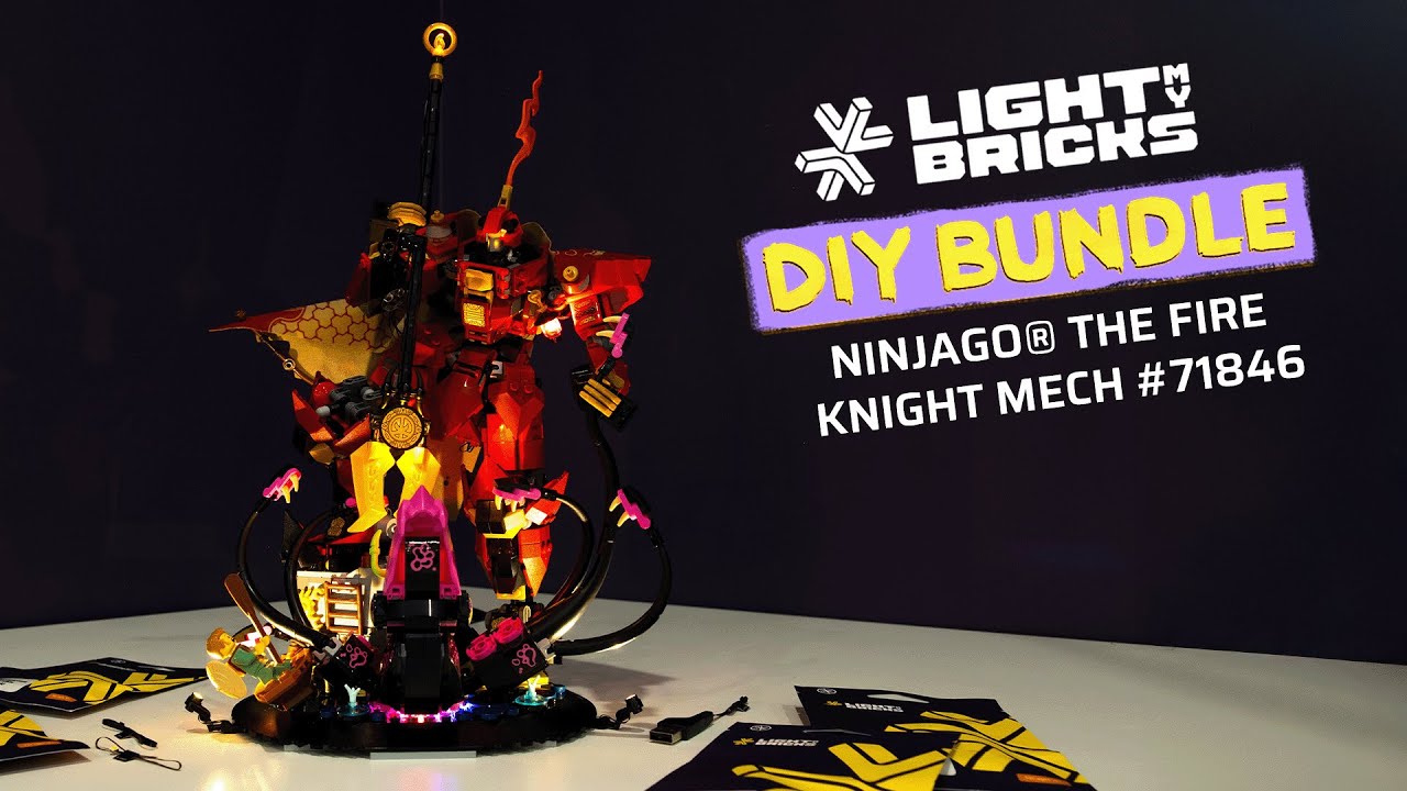 DIY Light Bundle for LEGO® NINJAGO® The Fire Knight Mech 