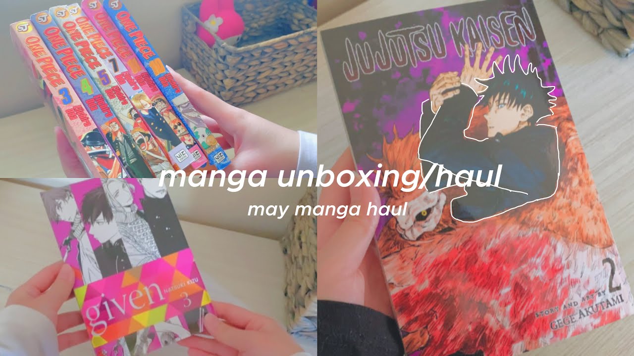 Manga haul 🧚🏼‍♀️✨ || may manga haul