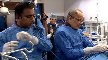 PCI of LMCA Bifurcation and LAD Lesion and OCT evaluation