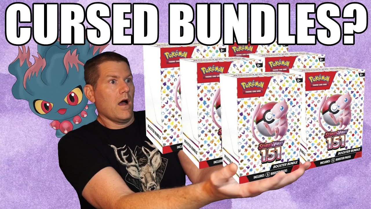 Scarlet & Violet 151 Booster Box worth of Bundles, Are they Cursed? Opening 36  Packs! #pokemontcg 