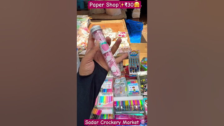 Paper Shop ✨🤗₹30 Sadar Crockery Market✨#trending #viral #youtuber #shopping #youtubeshorts #video