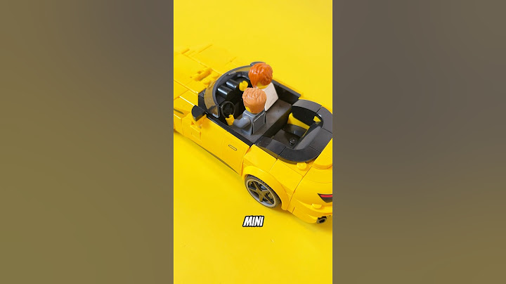 I made a driving Lego car for real! Lego speed champions test #lego #legocars #legospeedchampions