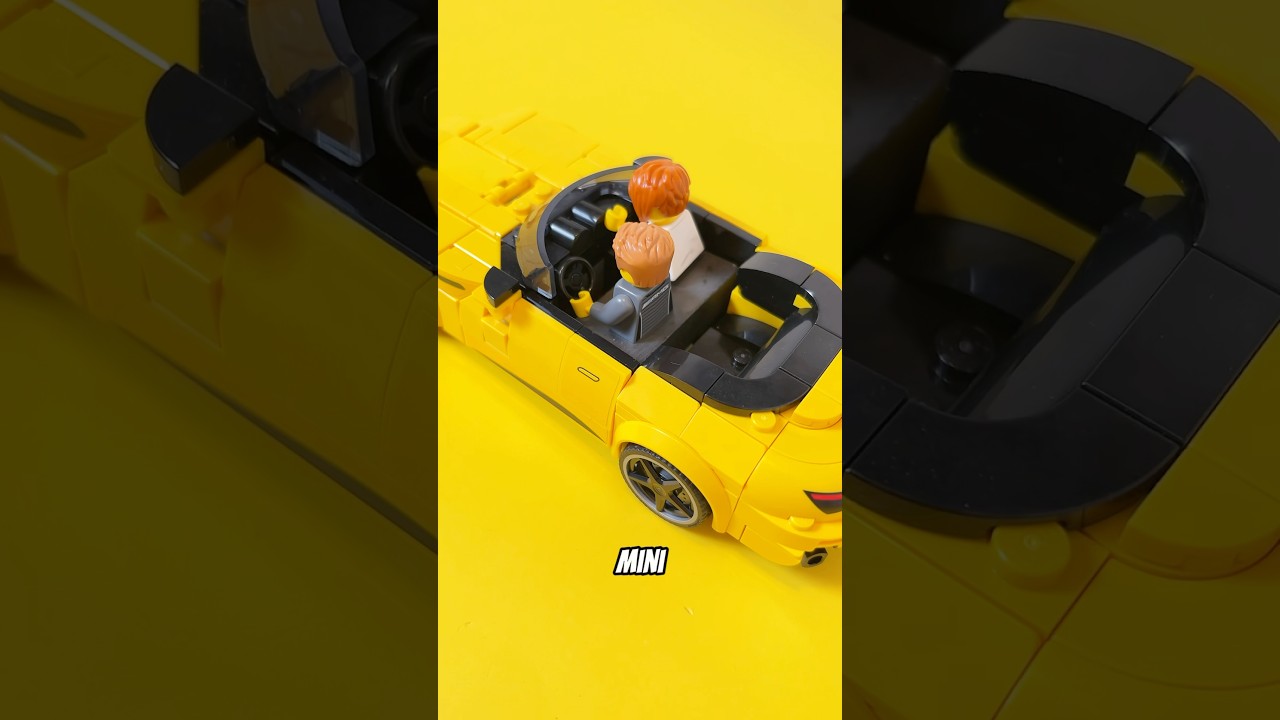 I made a driving Lego car for real! Lego speed champions test 