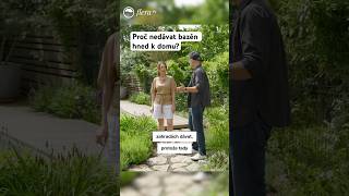 Kam umístit bazén v malé úzké zahradě? A proč ho nedávat hned k domu? #zahrada #bazen