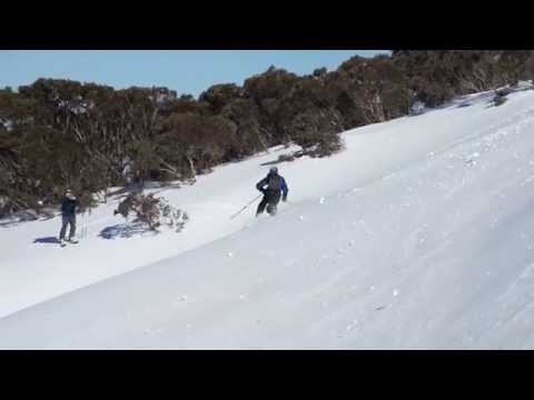 HCF: Telemark skiing in Dargo Bowl near Mt Hotham, Victoria Australia - JWong