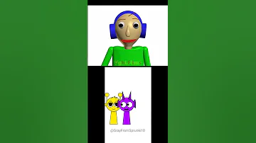 Baldi Reacts To My Video Epic Reaction Sprunki Memes Sprunki Animation Incredibox Baldi Memes 