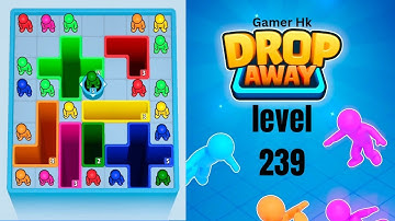Drop Away level 239 hard level Walkthrough Solution 