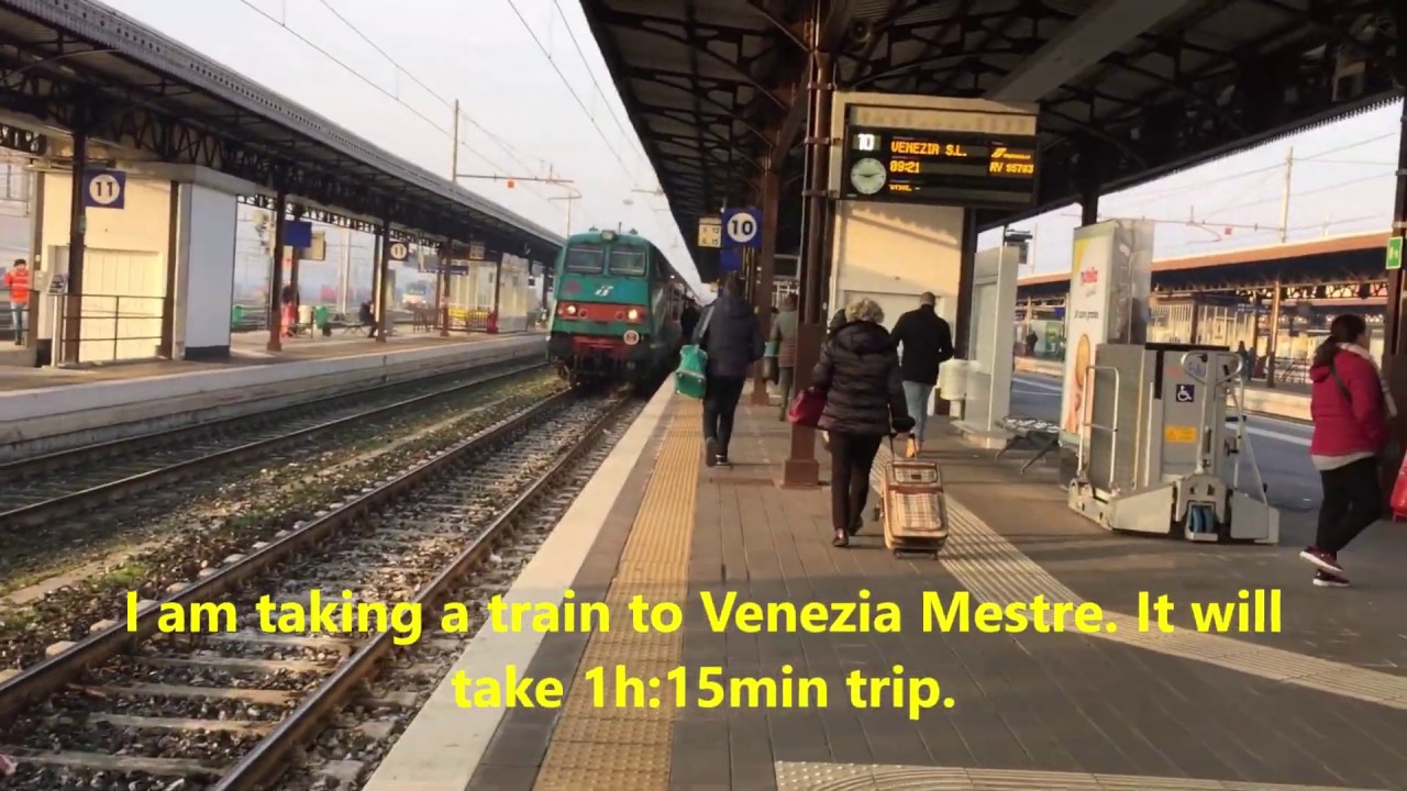 How to Arrive at Trieste from Trento, Verona Porta Nuova, Vicenza, Padova e Venezia Mestre by Train