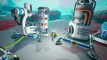 Astroneer Rails update | Windup | Install Medium wind Turbine on logistic Depot | Back on Track