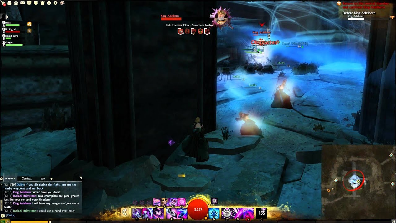 GW2-Ascalonian Catacombs storymode- King Adelbern