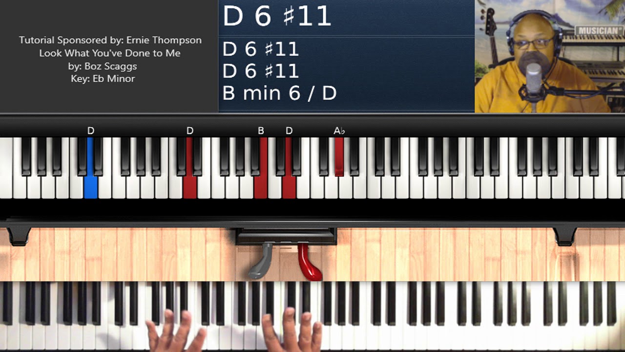 Look What You've Done to Me (by Boz Scaggs) - Piano Tutorial