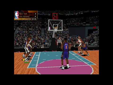 nba inside drive 2000 gameplay classic