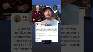 Should Reggie Bush get his Heisman Trophy back? Johnny Manziel thinks so and is boycotting til then