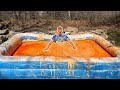 Swimming In 10,000 Pounds Of OOBLECK! (Liquid Solid)