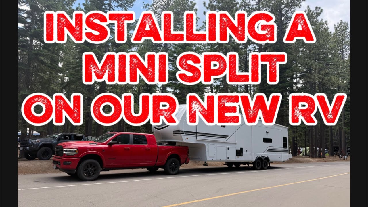 How to install a mini split on my new RV #diyprojects #minisplit # ...