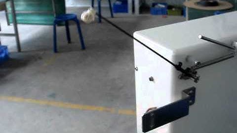 Demo of Valid Magnetics ATST series Active Servo Tensioner with thin wire