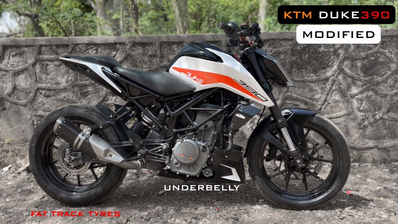 FULLY MODIFIED KTM DUKE390