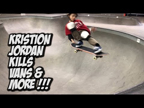 KRISTION JORDAN KILLS VANS SKATE PARK !!! - NKA VIDS -