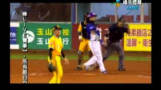 20130423 新竹牛象之戰 - Manny Ramirez 第三轟