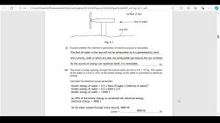 GCSE (IGCSE) Physics - Solving Work and Power questions from CAIE Paper 4
