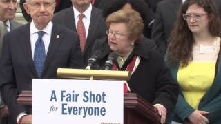Mikulski, Senate Democrats Lead Charge for Paycheck Fairness