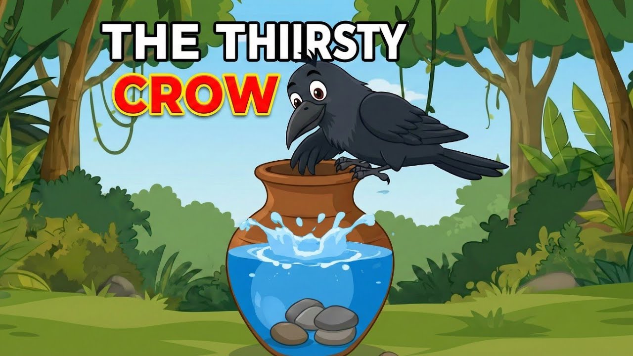 🐦‍⬛The Thirsty Crow | Pyasa Kawwa Story in Urdu | Best Moral Story for Kids