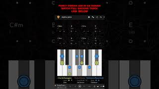 🎹 Funky Dorian Jam – C# Dorian | 94 BPM #alphajams