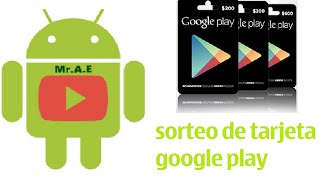 Sorteo Tarjeta Google Play 2,000,000 Visualizaciones