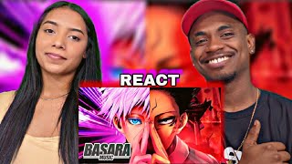 REACT | Sukuna VS. Satoru Gojo | Santuário Infinito (Jujutsu Kaisen) | Basara ft. @DaaruiOficial