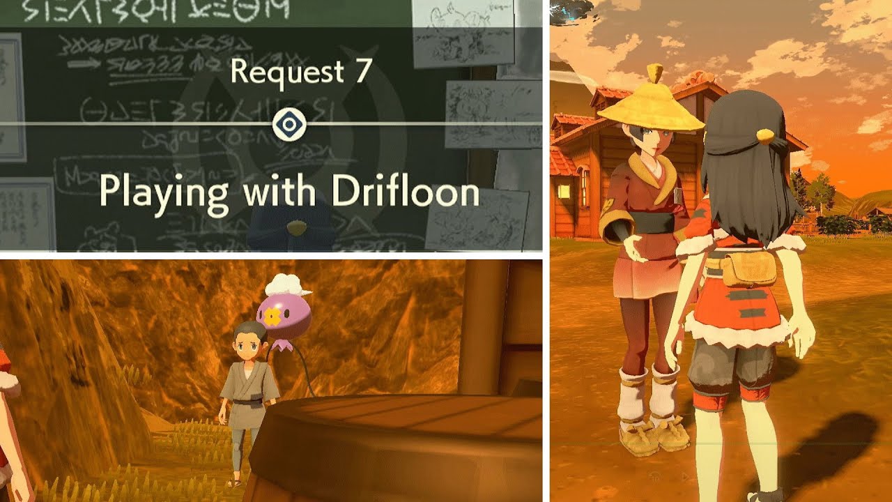 Request 7 | Playing with Drifloon | Miki of the Security Corps | Pokemon Legends: Arceus | PLA